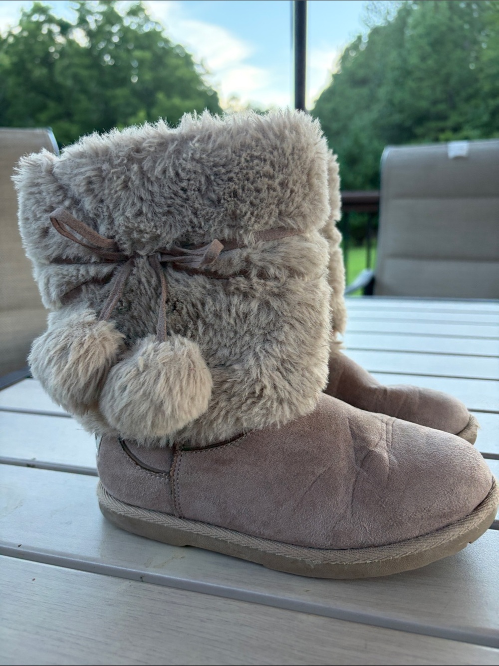 GIRLS' MAKALU LITTLE KID Taupe Size 1